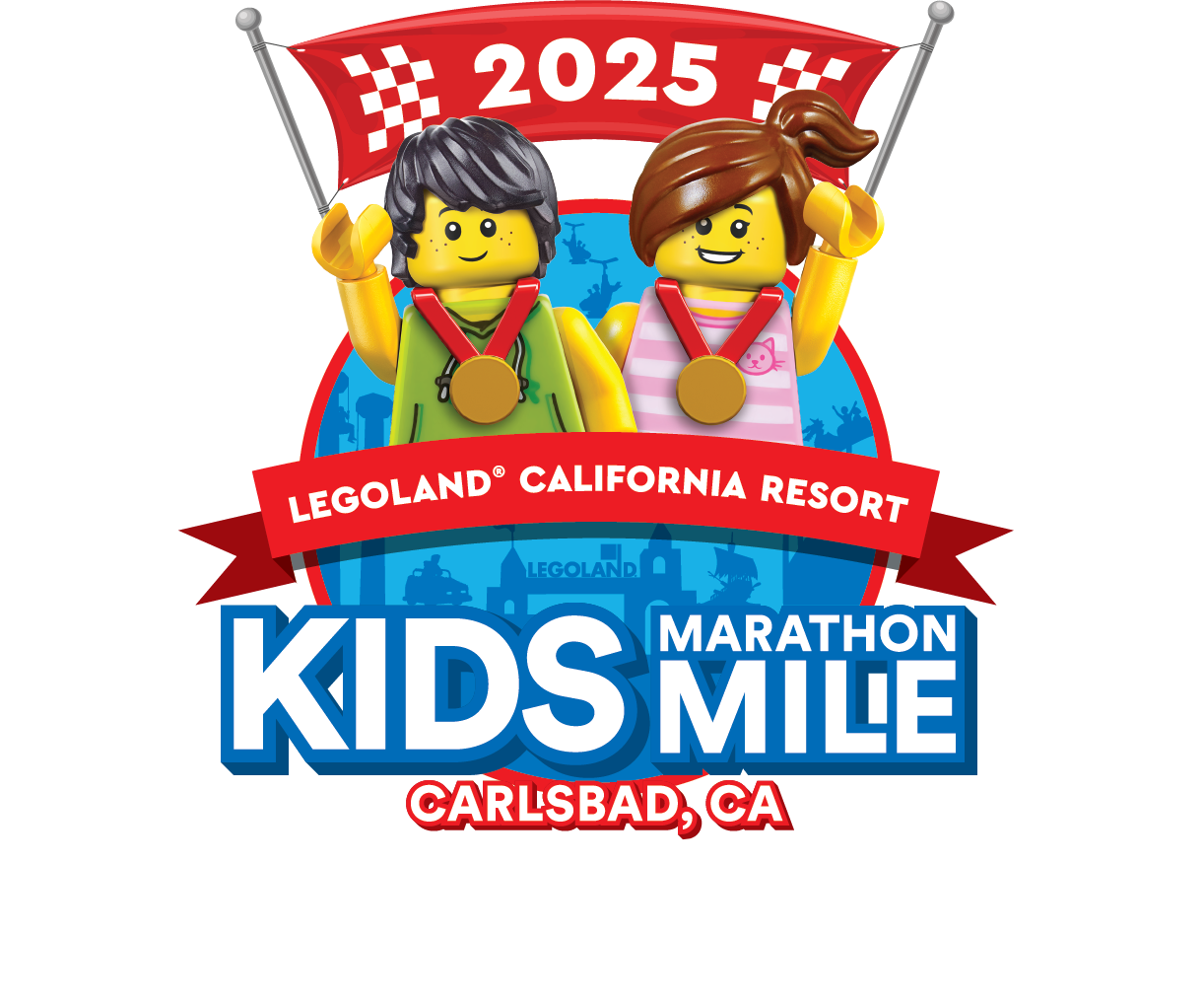 27402 Llcr Kids Marathon Mile Logo With Red Finish Line 2024 Ol
