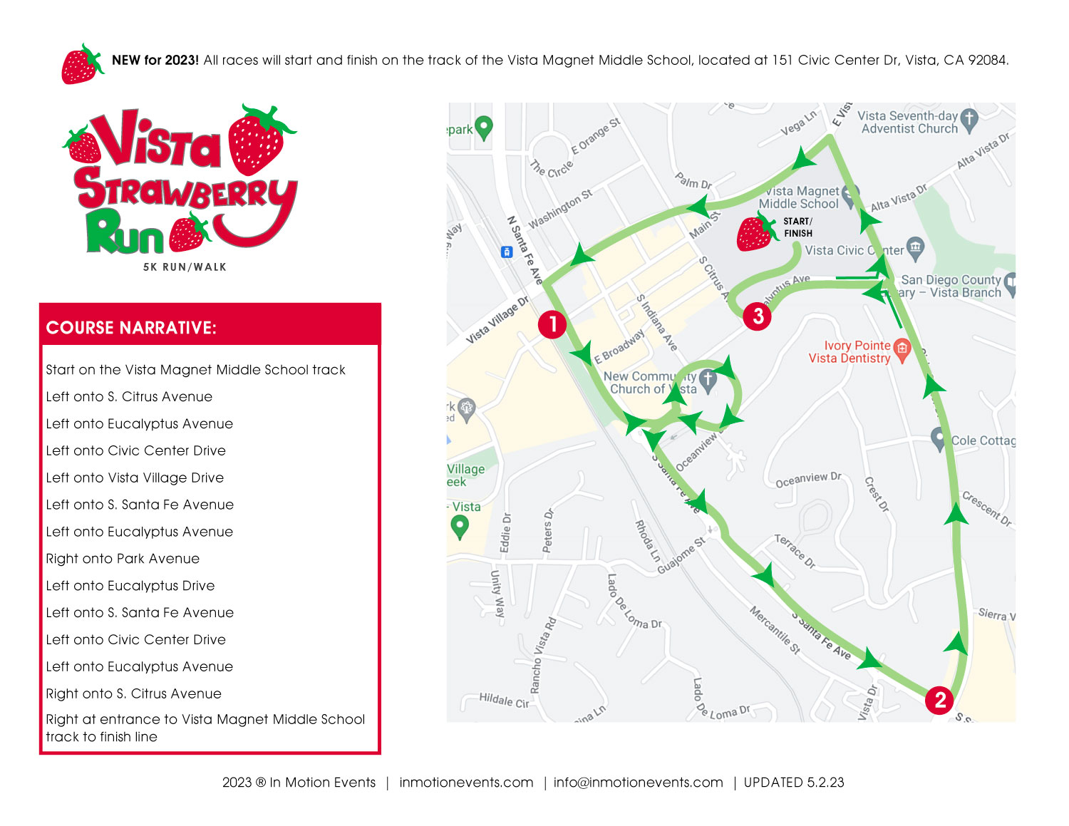 23 Strawberry Run 5k Course Upated May 2