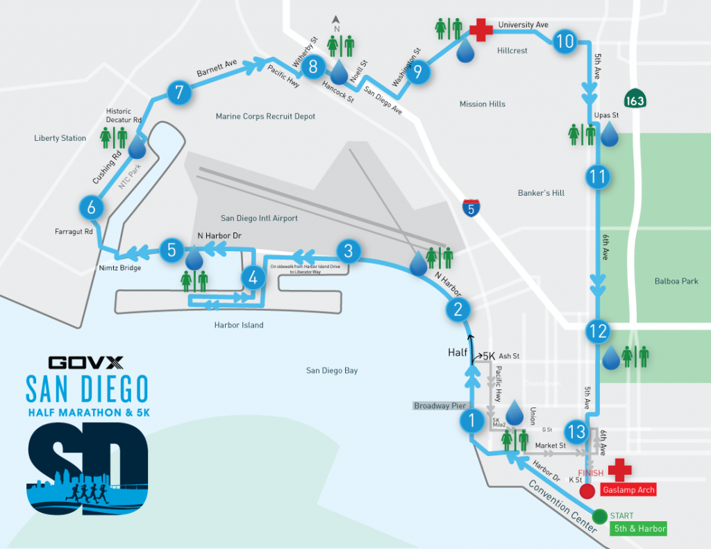 Course Map In Motion Events Cleveland Half Marathon Course Map 2025 Map